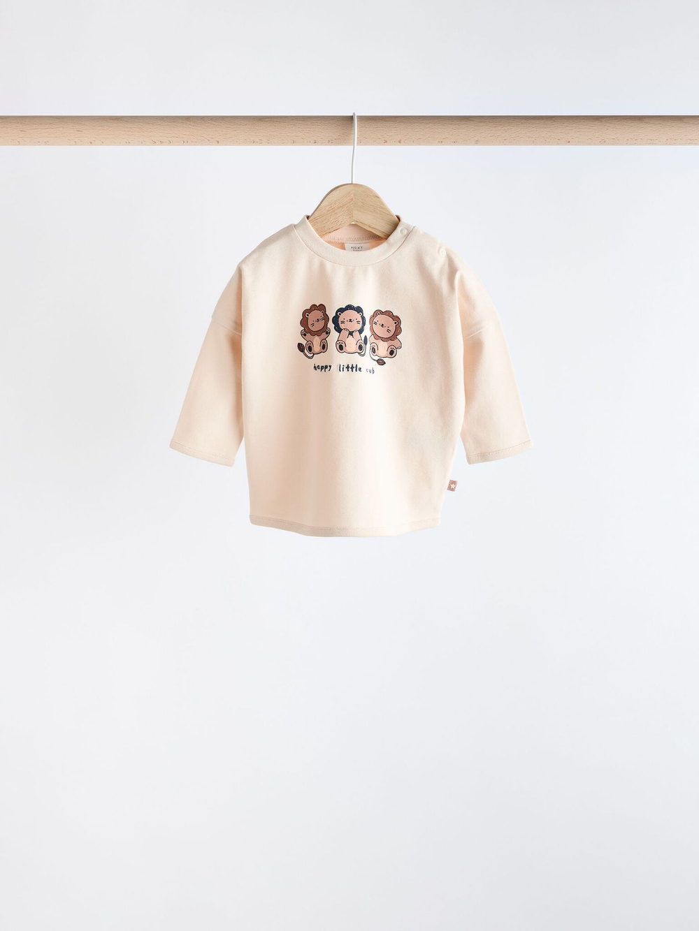 Лонгслив и брюки в комплекте для малышей Next Q96-758, Синий, Бежевый