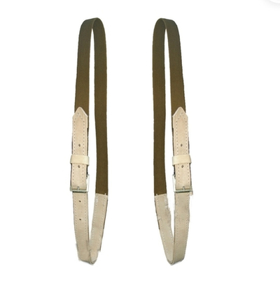 Путлище для седла х/б усиленные 35 мм с сыромятными концами