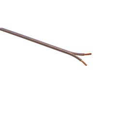 Акустический кабель ЭРА 2х0,25 мм2 прозрачный, 100м | Акустический кабель