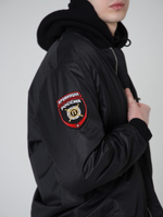 Купить бомбер мужской черный провинция