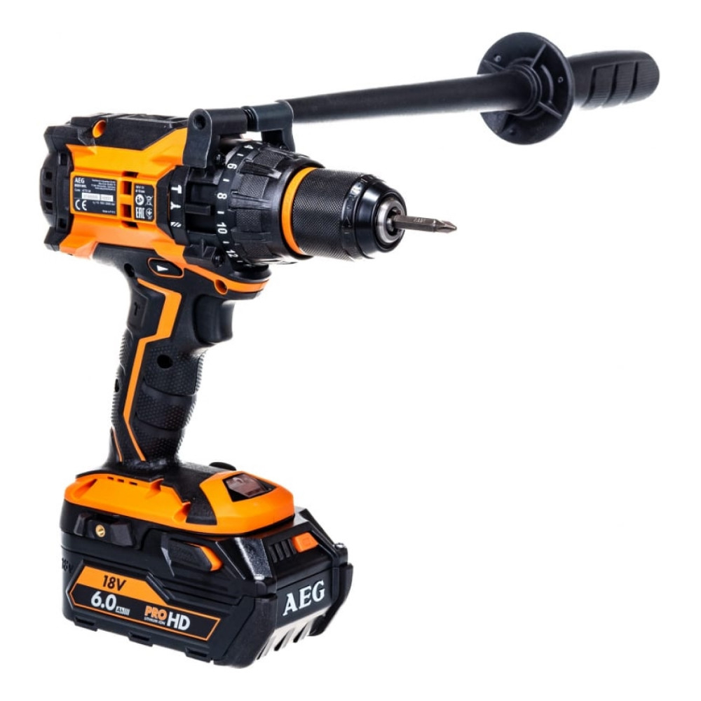 Дрель-шуруповерт аккумуляторная AEG BSB18BL LI-602C 4935464100