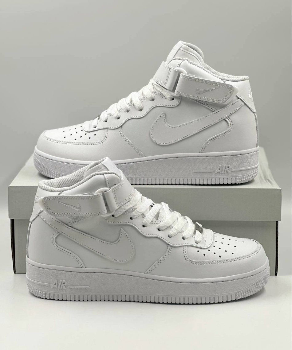 Кроссовки Nike AirForce 1High #N143 (бел.)