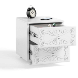 Тумба прикроватная Италия ИТ-26 белое дерево