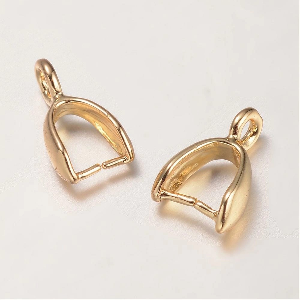 10214-з Бейл для кристаллов 12*3мм, позолота