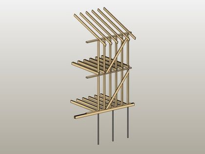 Конструкция каркасного дома
