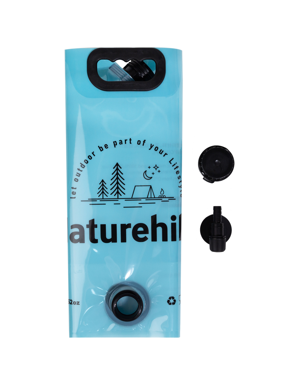 Канистра мягкая Naturehike, с клапаном для воды, 10л, голубой (CNK2450CF027)