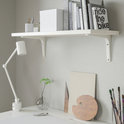 IKEA TOMTHULT  (ИКЕА ТОМТХУЛТ)  -  Кронштейн, белый, 18x24 см