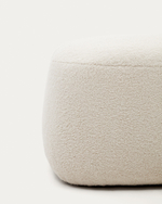 Martina Пуф для ног из необработанной ткани букле 123 x 85 см