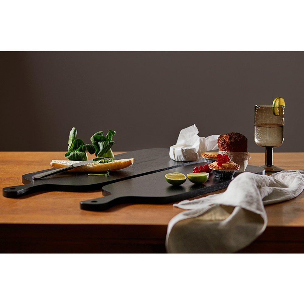 Доска сервировочная rubris, 23х70 см, черная