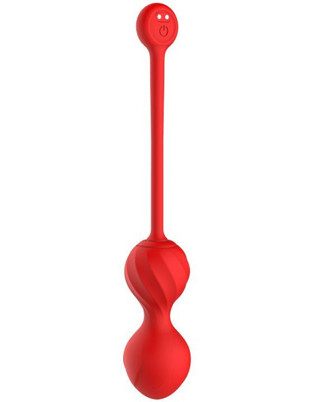 Красные вагинальные виброшарики Magic с управлением через приложение (Цвет: красный)