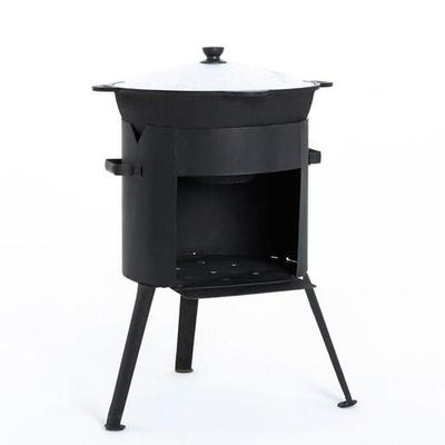 Печь под казан объемом 10 литров со съемными ножками (Цвет: не задано)