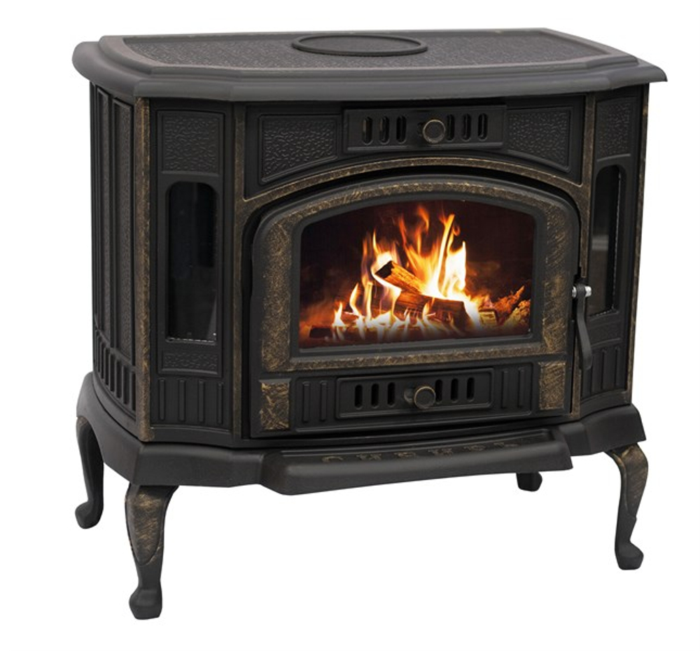 Печь-камин чугунная "Сибирь" 10 кВт