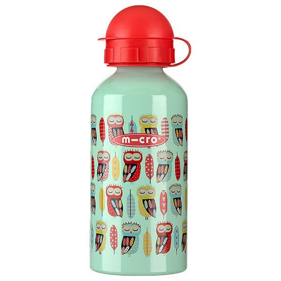 Самокат Mini Micro Limpopo Красный LED + подарок (бутылочка совы)