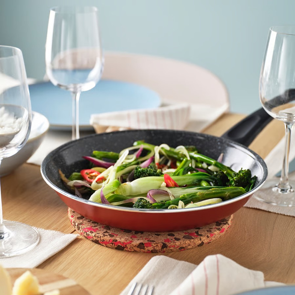 ХЕАТ HEAT Подставка 19 см круглая, пробка/узор