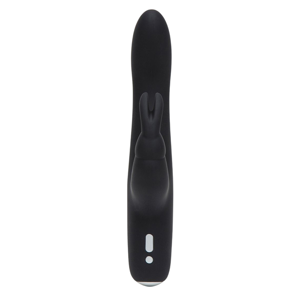 Черный вибратор-кролик 22,9см Fifty Shades of Grey Greedy Girl Slimline Rabbit Vibrator