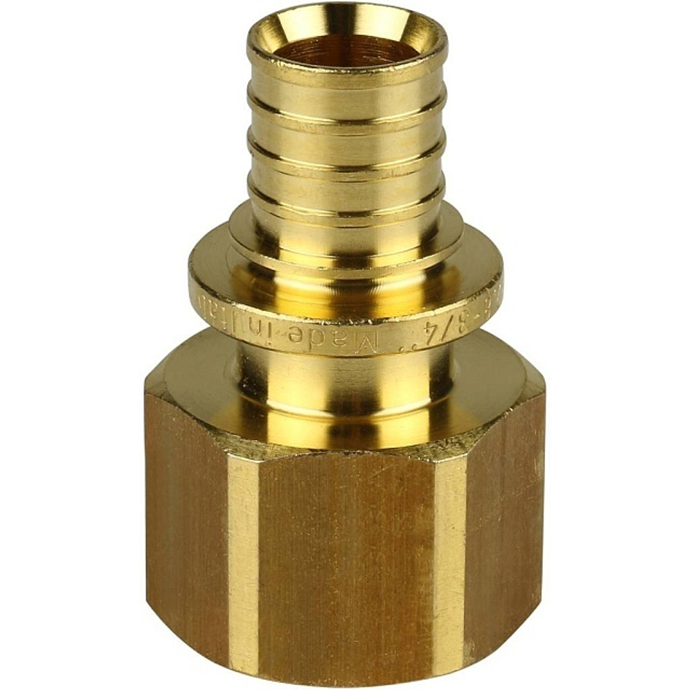 STOUT Переходник с внутренней резьбой 20x3/4" аксиальный для труб из сшитого полиэтилена