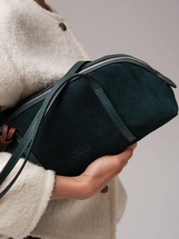 Женская замшевая сумка DBR 31225 форест