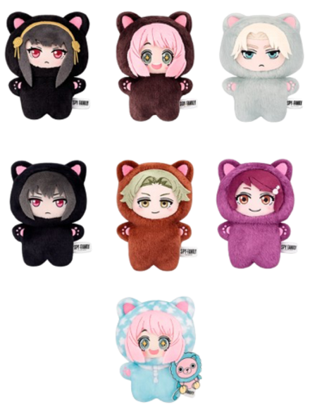 Рандомная фигурка Blind Box Spy x Family Plush Cat