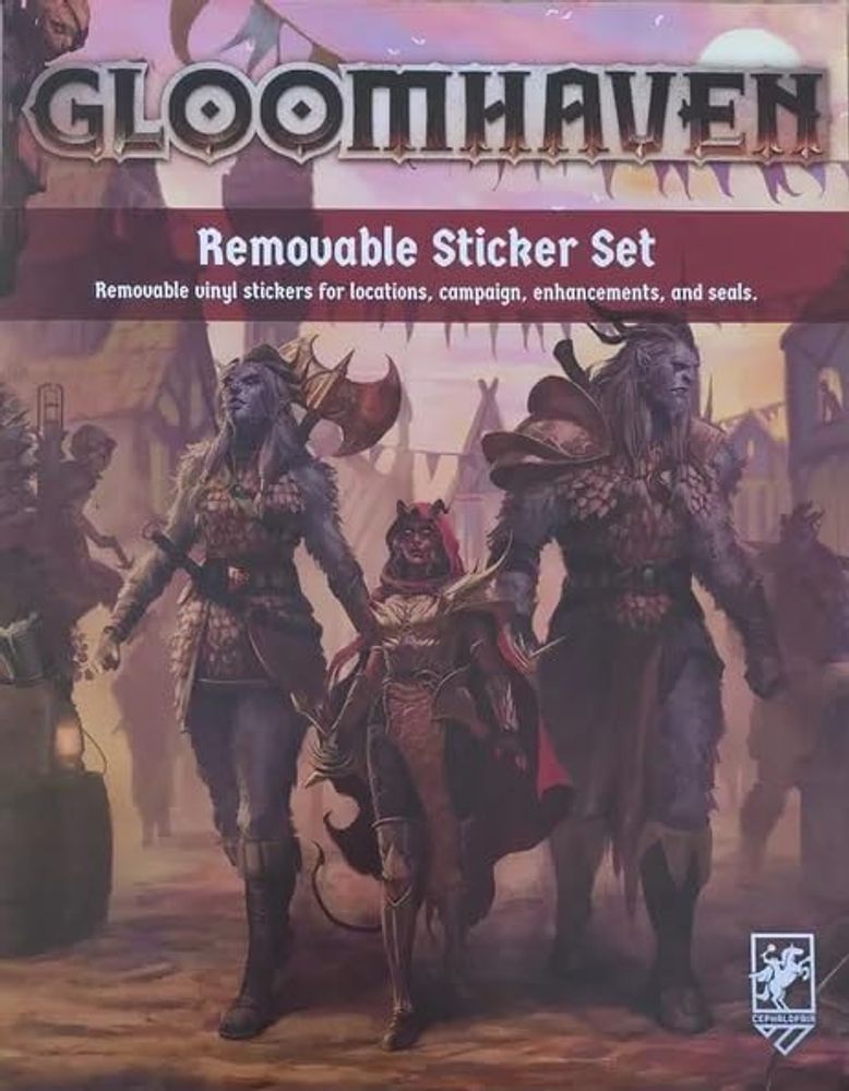Gloomhaven 2nd Edition. Removable Sticker set (на английском языке)