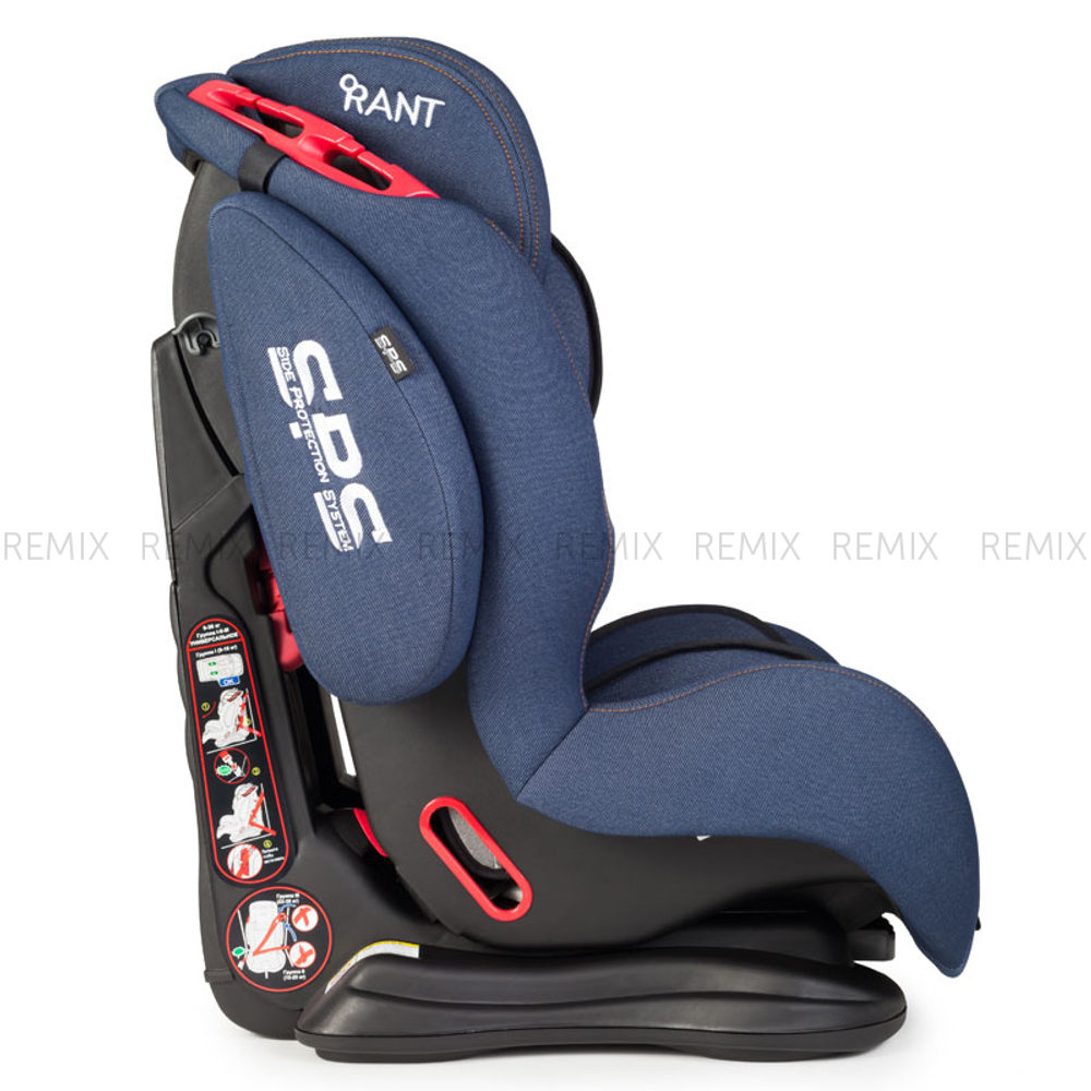 Автокресло BH12310 "ULTRA" SPS группа 1-2-3  (9-36 кг) blue jeans