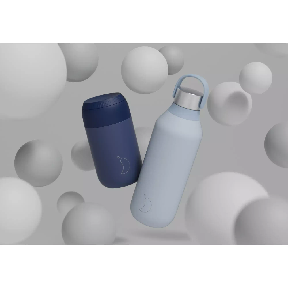 Chilly's Bottles - Термобутылка Series 2 500 мл Голубой / артикул   B500S2FBLU  / GTIN 5056243503032