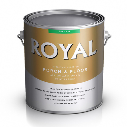 Ace Paint Полуматовая акриловая краска для пола Royal satin latex porch & floor enamel