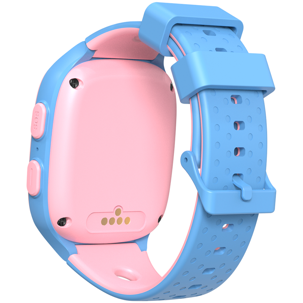 Canyon Kids Watch ZEFIR KW-49 E-SIM 4G GPS WiFi Video Music Games English learning, Pink&Blue