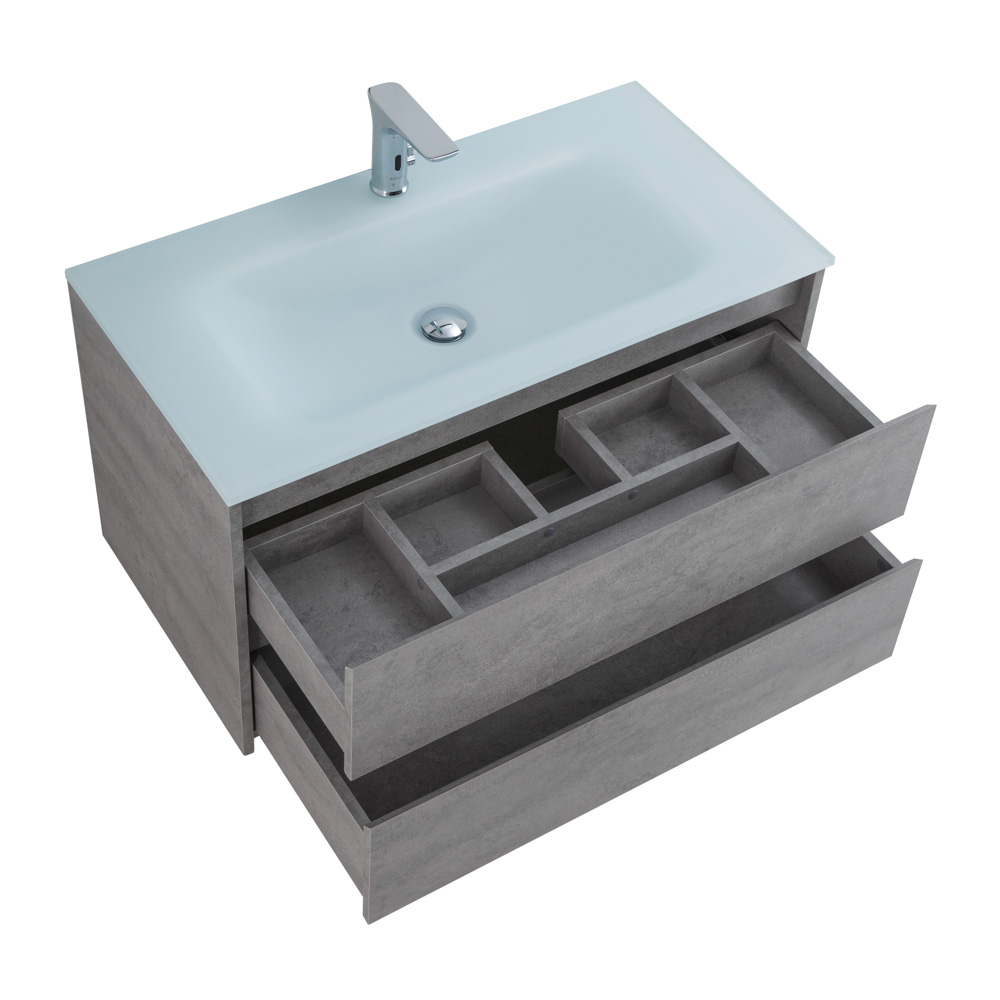 Тумба подвесная под раковину BelBagno KRAFT-800-2C-SO-CG