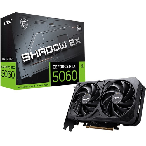 Видеокарта MSI GeForce RTX 5060 SHADOW 2X OC 8GB (G5060-8S2C)