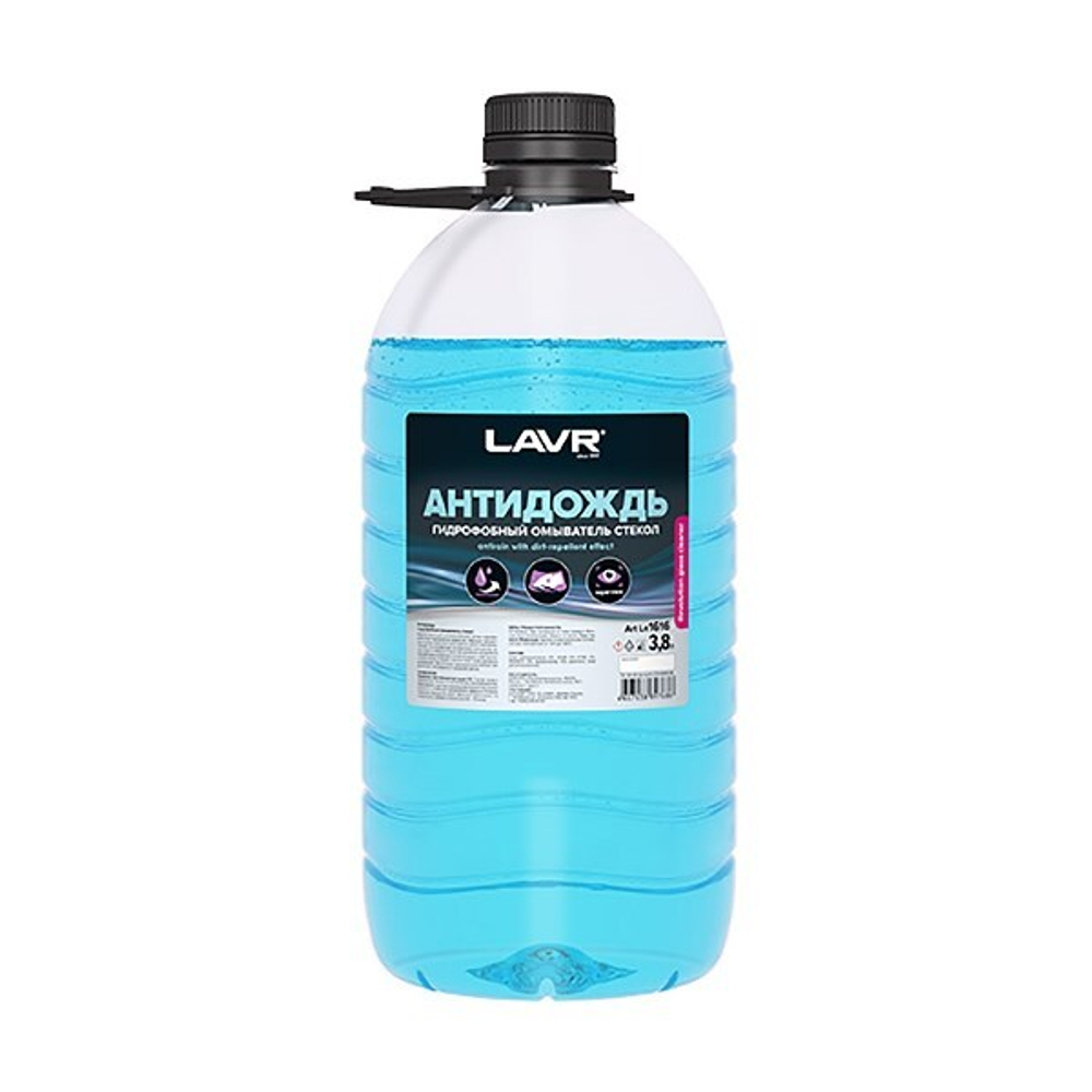 Антидождь гидрофобный омыватель стекол LAVR 3,8л LN1616