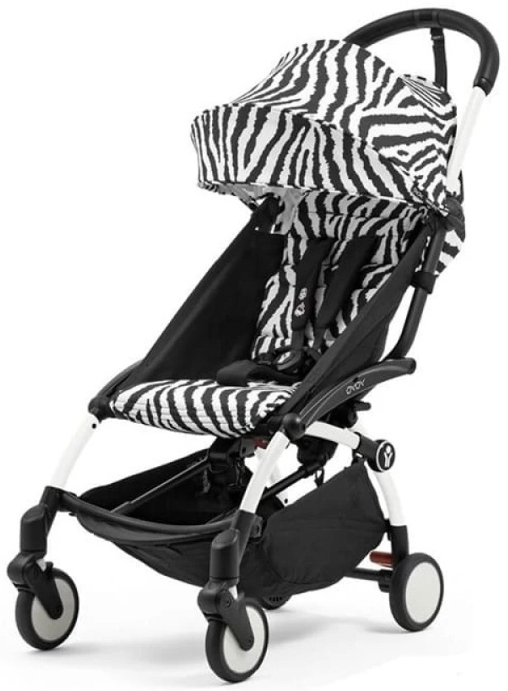 Коляска прогулочная Stokke YOYO3 рама белая White Zebra