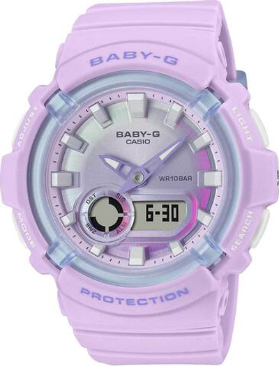 Японские наручные часы Casio Baby-G BGA-280DR-4A с хронографом