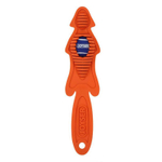 Игрушка для собак JOYSER Slimmy Маленькая шкура лисы из резины c мячом-пищалкой S/M оранжевая, 38 см