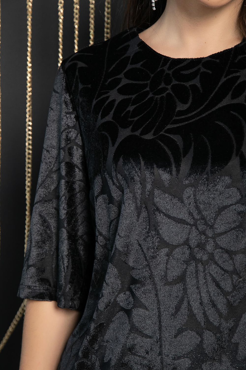 Блуза Твоя стихия (черная) Б11656 LT Collection