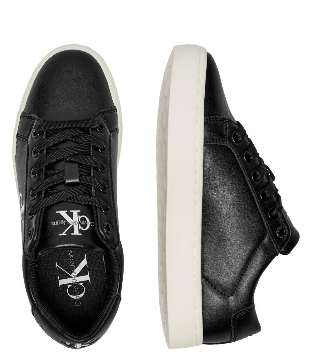 Кожаные кроссовки CALVIN KLEIN JEANS - черный(YW0YW01269)