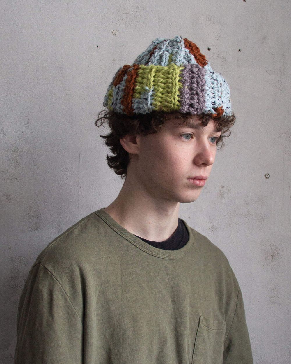 Купить Шапка вязаная Fuzzz Knit Beanie Earth Шапка вязаная Fuzzz Knit Beanie Earth