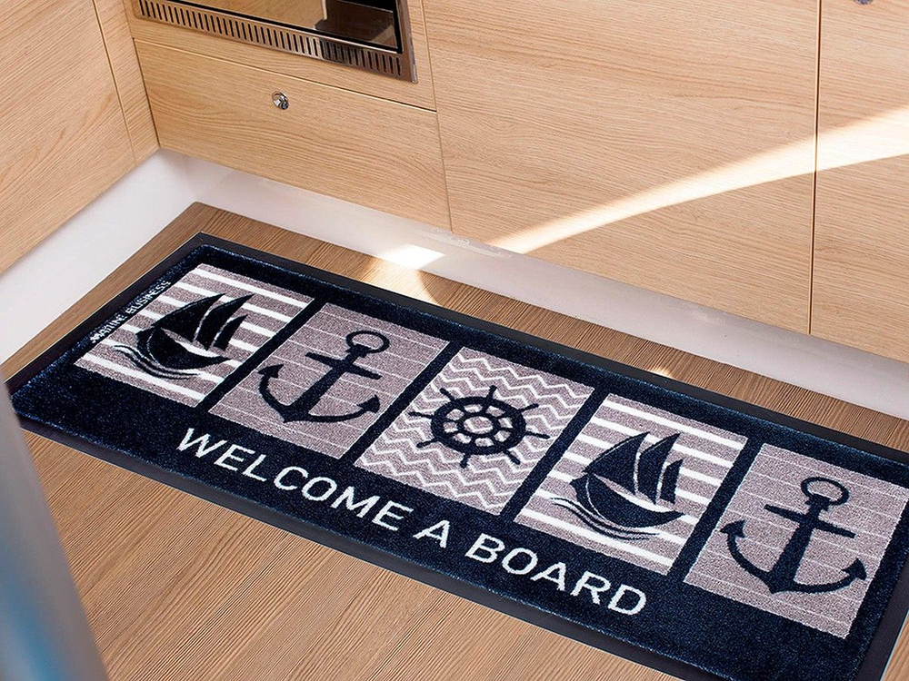 Коврик на нескользящей основе "Large Boat", 130х50 см (10266829)