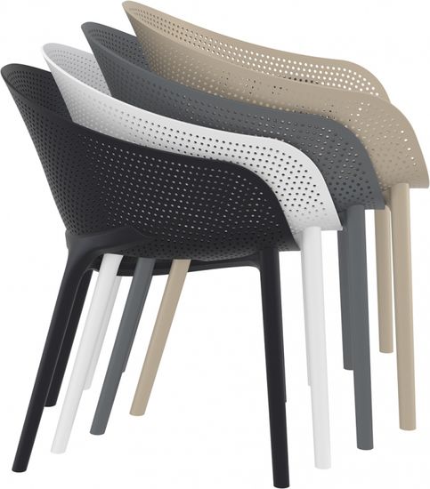 Кресло пластиковое Sky Pro зеленое