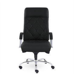 Кресло К-10 Верона В хром МБ S-0401 (черный)