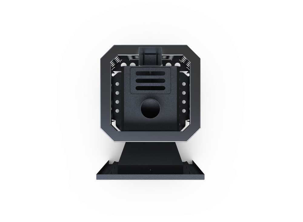 Банная печь Душа- 15 Сетка Перфорация Закрытая Каменка панорама