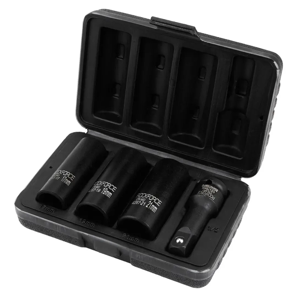 Головки ударные двухсторонние, набор 4пр., 1/2''(6гр.) RockFORCE RF-4267