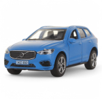 Модель ин. мет. "Volvo XC" r-design матовый синий 12 см, двери, багаж, в коробка Технопарк в кор.2*36шт