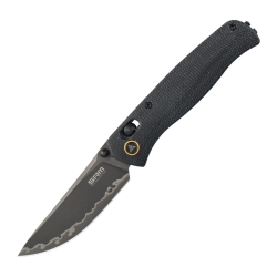 Нож складной SRM 255L-MB3 Medal PVD (140Cr Laminated, Black Micarta)