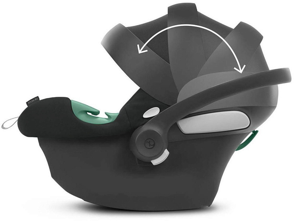 Коляска Cybex Balios S Lux BLK complete Aton B2 Volcano Black 3 в 1 Moon Black с дождевиками