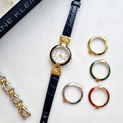 Часы Anne Klein со сменными безелями и ремнями