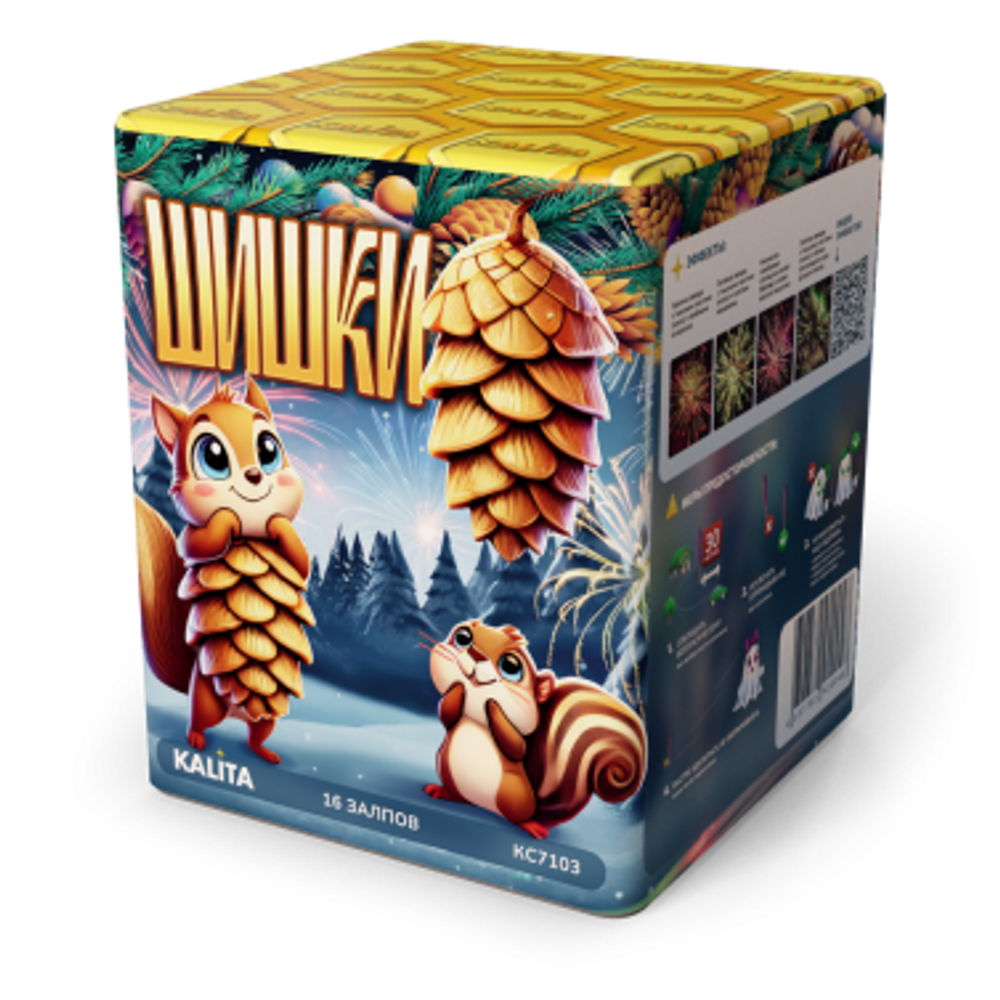 КС Батарея салютов Шишки (1,0" х 16)