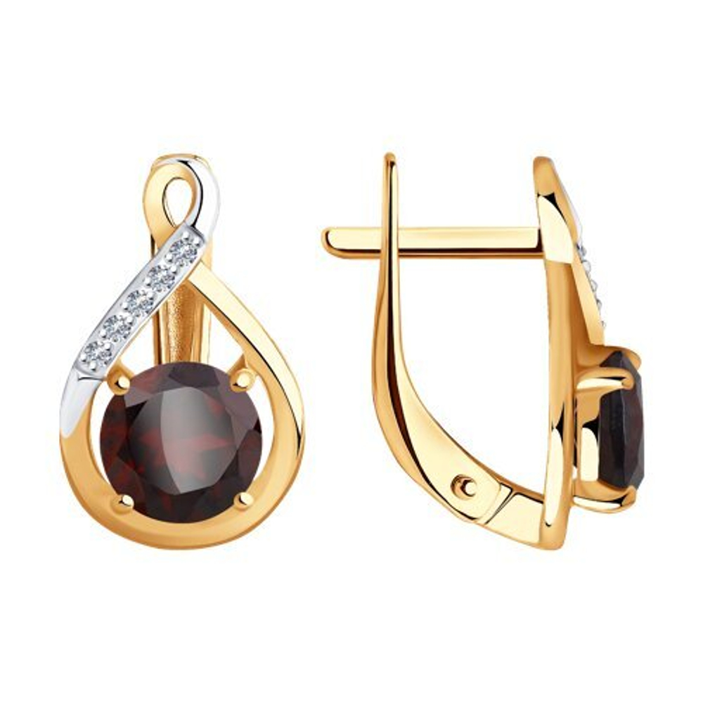 Серьги из золота 585 пробы