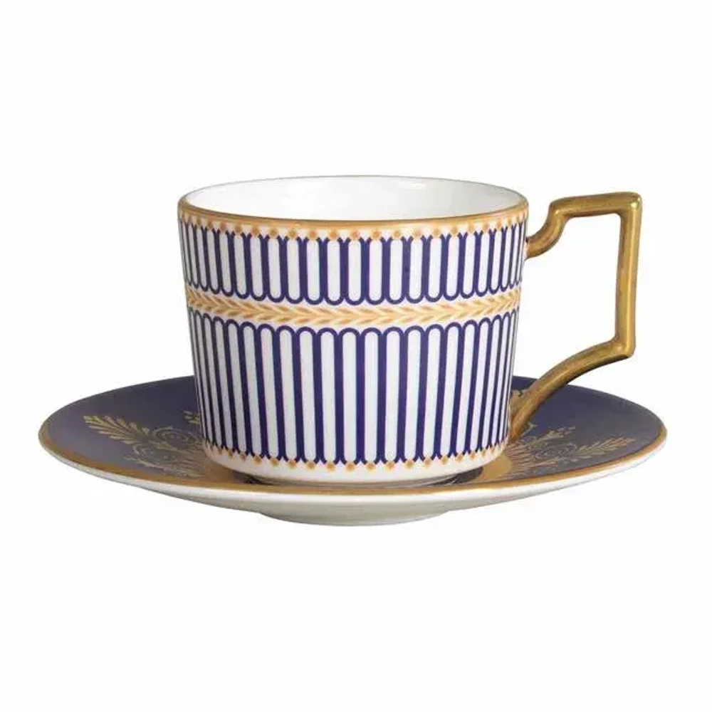 Wedgwood Блюдце для чашки эспрессо Wedgwood Prestige Anthemion Blue 11,5 см (без чашки)
