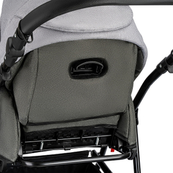 Детская коляска Alis Alvaro F 3 в 1 Al 10 т.серый+св.серый+шалфей кожа