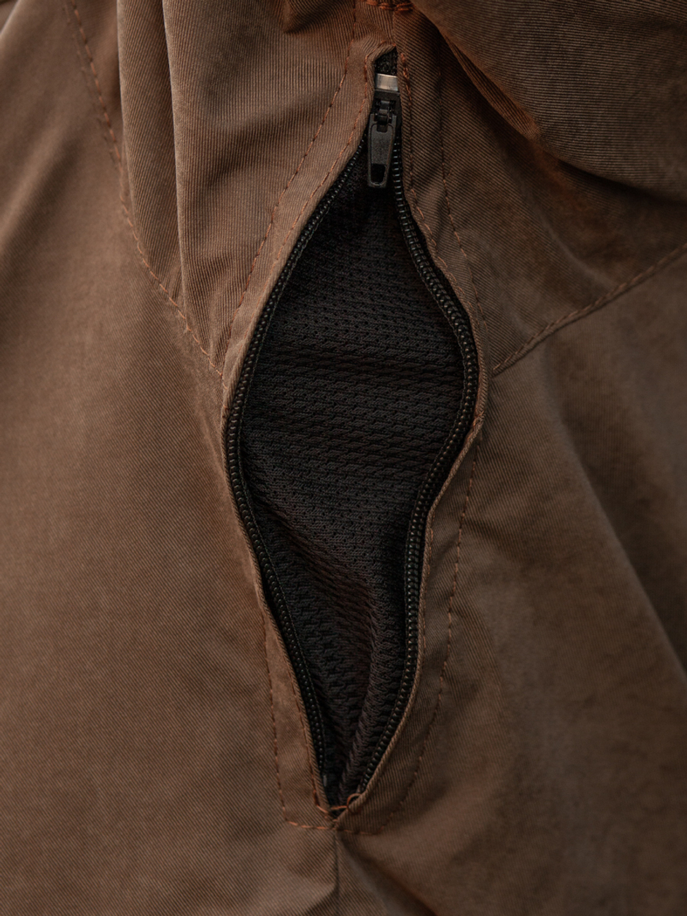 Куртка демисезонная Варгградъ на флисе мужская тёмно-коричневый